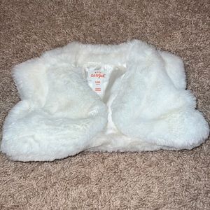 COPY - Faux Fur Shaw 0-3 M